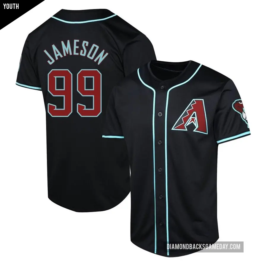 Youth Arizona Diamondbacks ＃99 Drey Jameson Limited Black Alternate Jersey